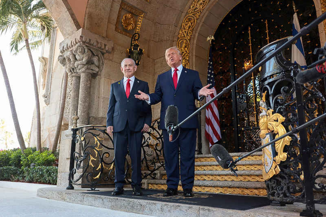 Trump warns Iran of possible strike, urges Hamas to disarm